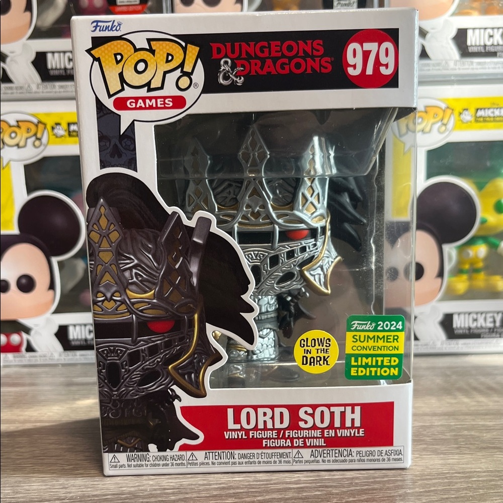 Funko Pop! Dungeons & Dragons Lord Soth with Gold and Black Details